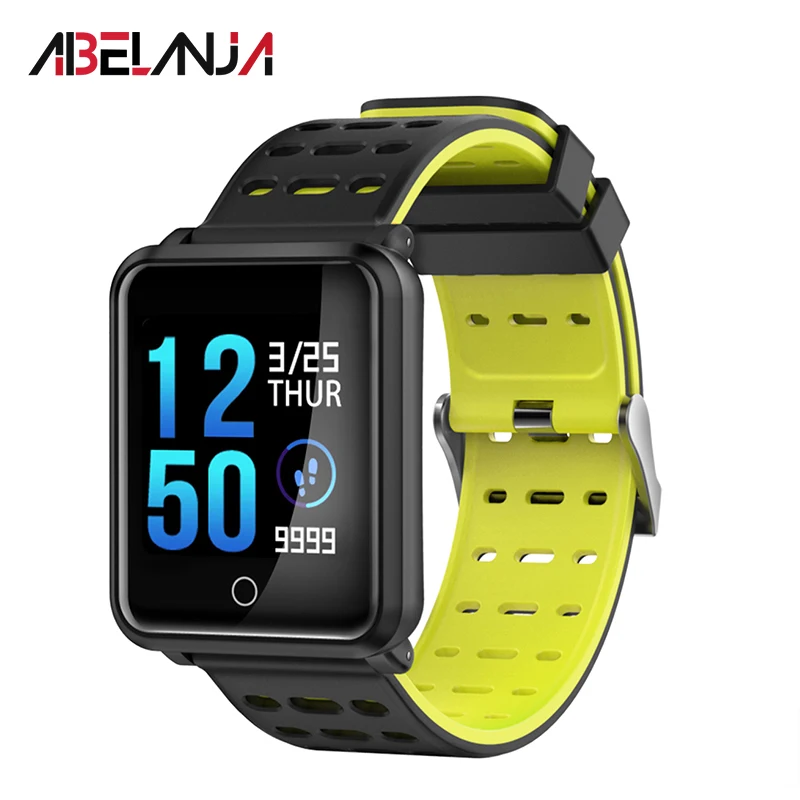 

IP68 Waterproof Smart Watch Blood Pressure Heart Rate Monitor Pedometer Calorie Burned Activity Tracker for Android & IOS Phone