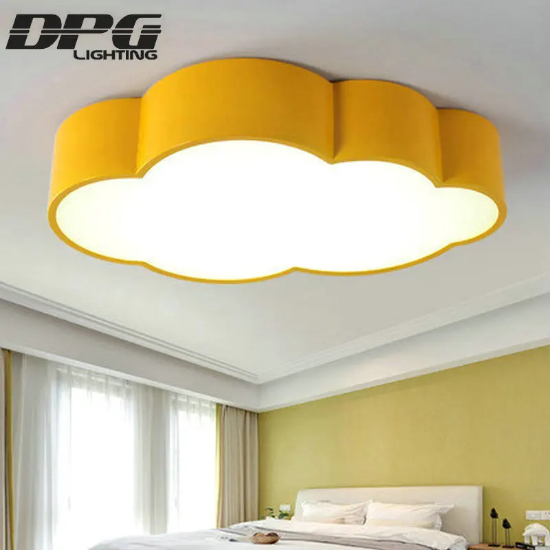 Plafonnier Led En Nuage Jaune Bleu Rouge Et Blanc Eclairage D Interieur Luminaire Decoratif De Plafond Ideal Pour Une Chambre D Enfant Ou Une Fille Aliexpress