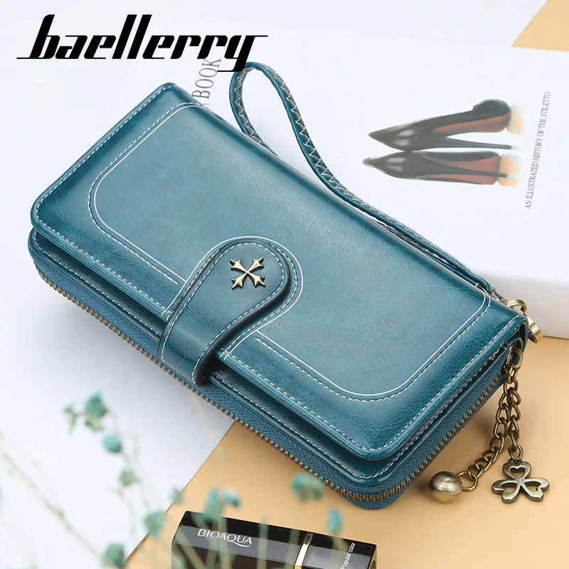 Baellerry Multi-Function Women Wallets Money Bag Coin Pocket Big Capacity Phone Wallet Women Card Holder Ladies Clutch Purse W50