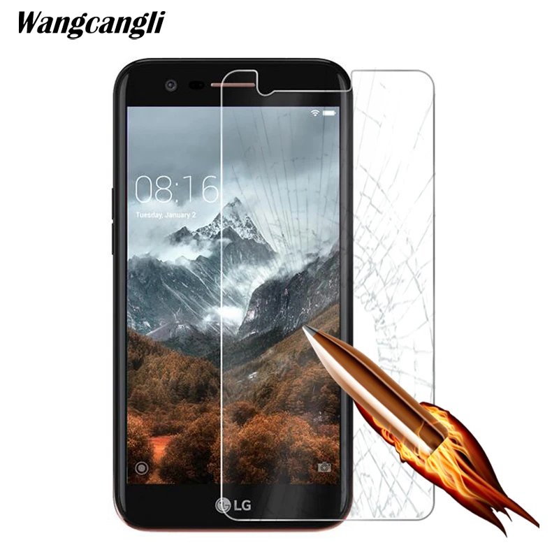 Wangcangli защита для экрана LG K10 2018 закаленное стекло 9H Защитное сотового телефона 2.5D