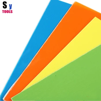 

Diy Knife G10 fiber material Knife handle interval piece Yellow green orange Blue -1 piece price 150*80*1.5mm