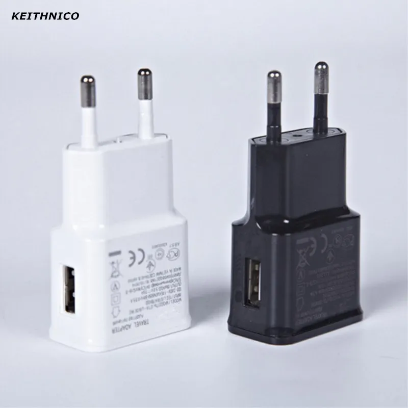 Keithnico 1 шт 5 V 2.1A USB Зарядное устройство для samsung S6 быстро Зарядное устройство ЕС адаптер для samsung 7100 мобильный телефон Зарядное устройство
