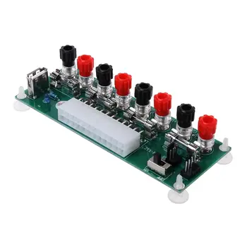 

Electric Circuit 24Pins ATX Benchtop Computer Power Supply Breakout Board Module DC Plug Connector USB 5V Port High Quality C26