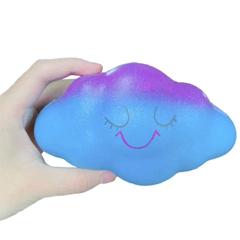 Very best  Jumbo Galaxy Colorful Cloud Squeeze Toy Slow Rising Squishy Soft Cute Scented Sweet Stress Relief F