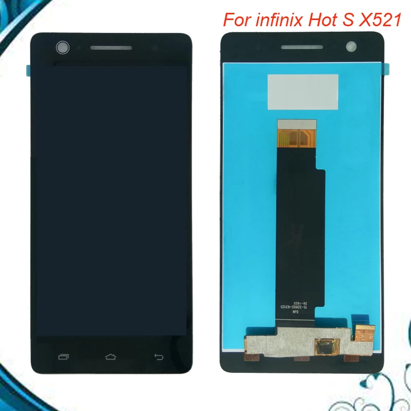 100% протестирован ОК для infinix Hot S X521 полный ЖК-дисплей сенсорный экран в сборе