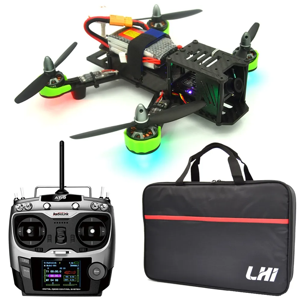 Drone With Camera QAV ZMR 220mm Pk Dji Phantom+ AT9 Radiolink 2.4G Remote Control 1000TVL TS5828 FPV 5.8G 32CH 600mW Quadcopter