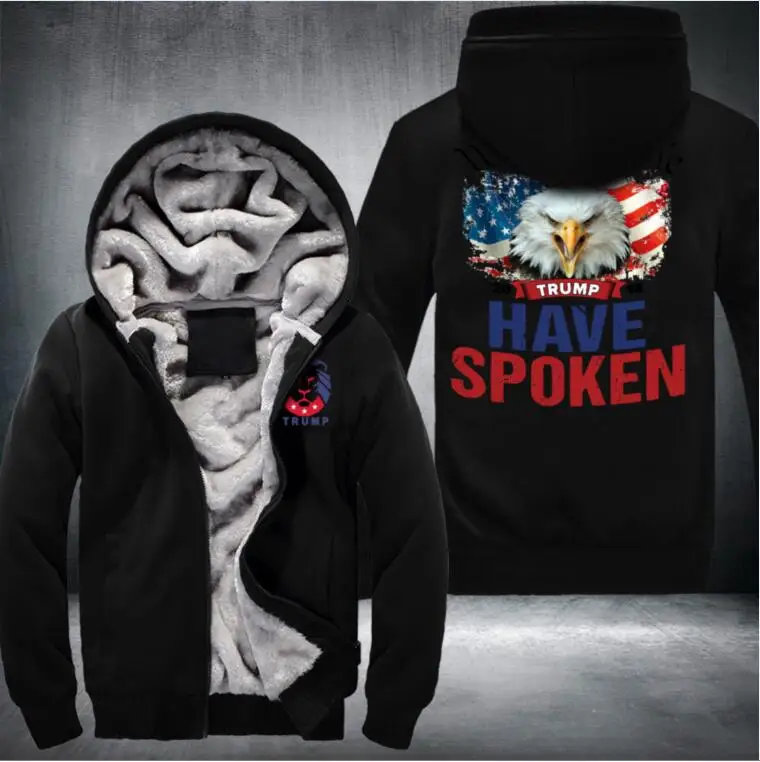 

USA SIZE High Quality anime TRMP SPOKEN Thicken Hoodie Zipper Coat Jacket Sweatshirt Costume Plus
