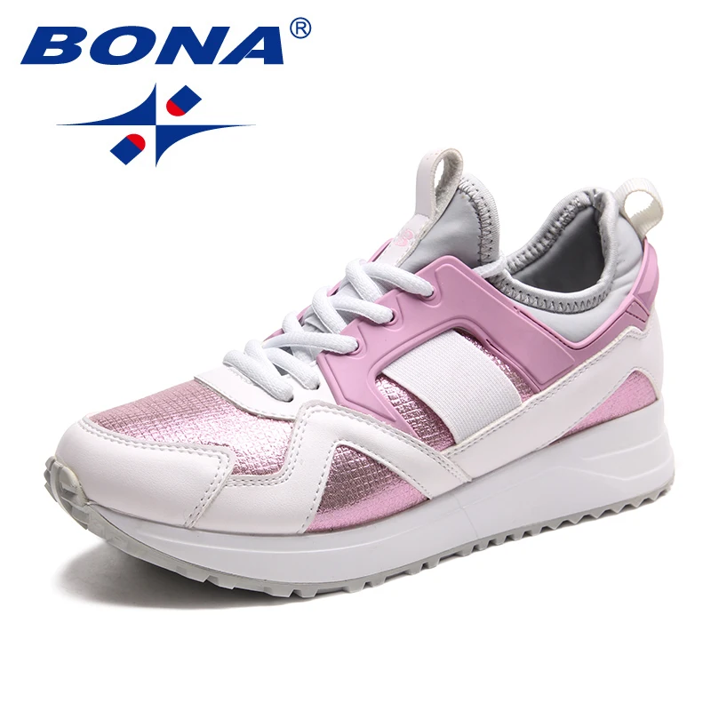 $33.39 BONA New Arrival Classics Style Women Running Shoes Outdoor Jogging Sneakers Lace Up Lady Athletic Shoes Soft Fast Free Shipping