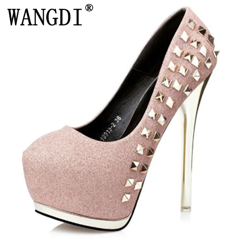 

2018 platform pumps glitter shoes sexy heels women shoes pumps pink heels silver wedding shoes high heels bridal shoes gold