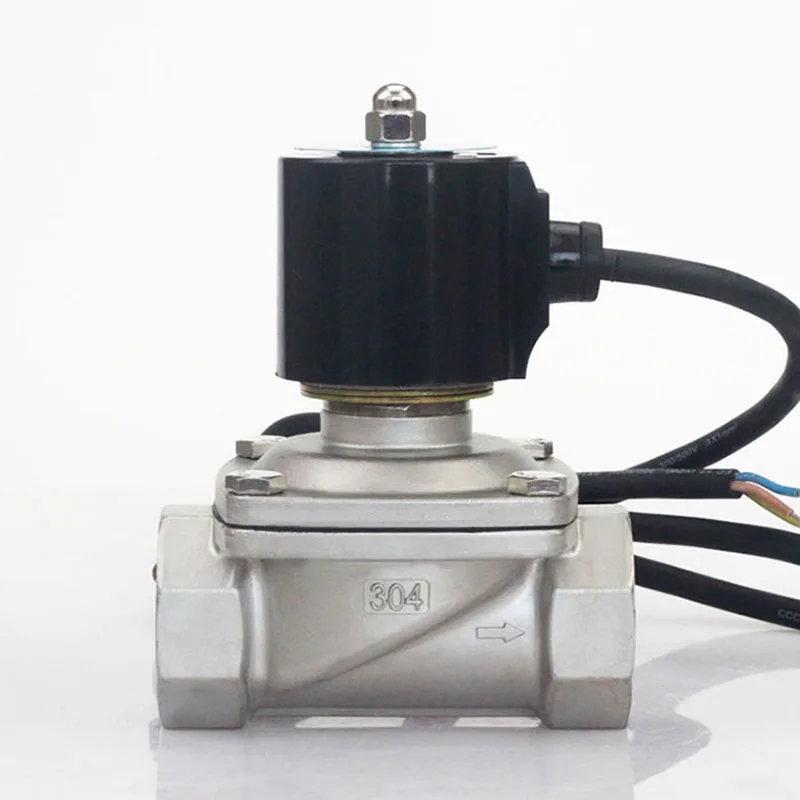 IP68 Underwater solenoid valve stainless steel 1 inch 1 1/4" Normally