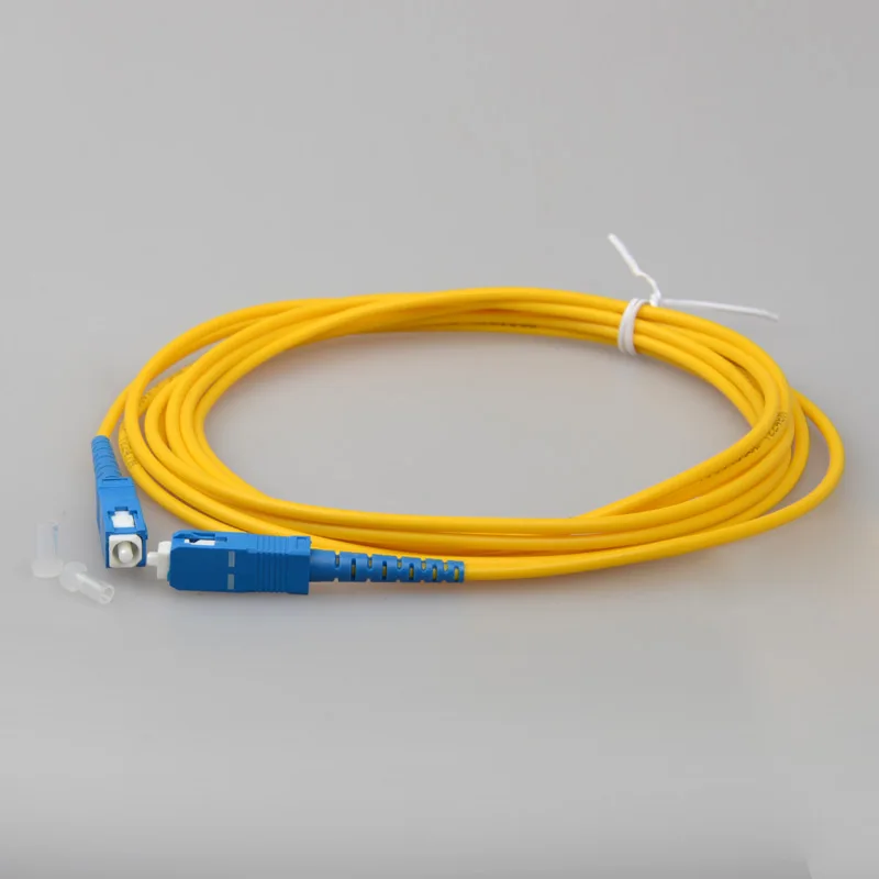 SC к волоконно оптический перемычка UPC одномодовый 9/125um Simplex 3 5 10 15 20 m ftth Фабричный