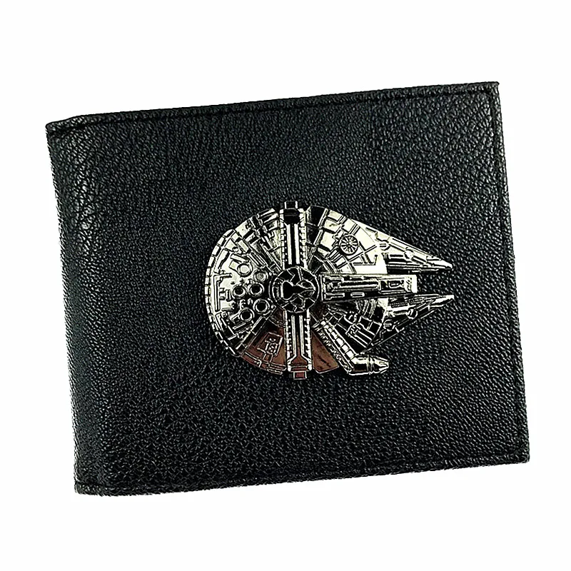 

New Star Wars Wallet Millennium Falcon Model Design Short Purse K2SO Wallets