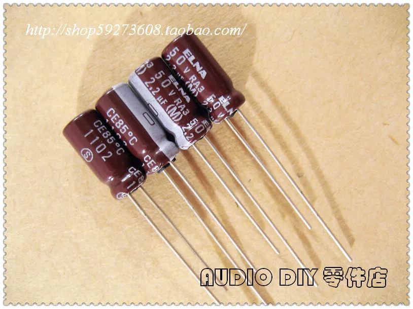 

30PCS ELNA RA3 Series 2.2uF/50V Electrolytic Capacitor for Audio (Package in Thailand) free shipping