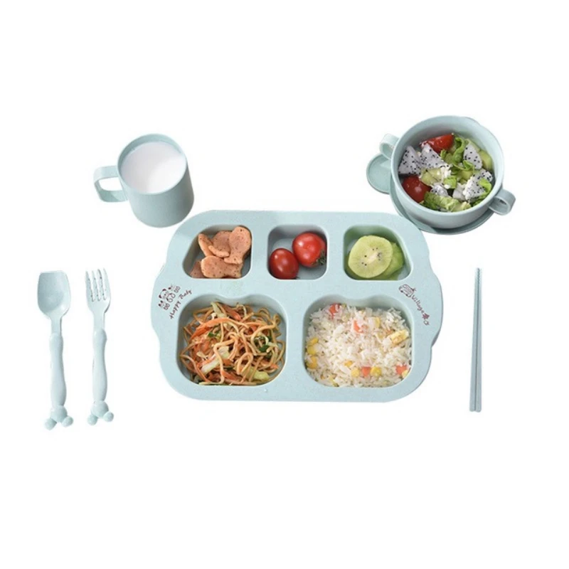 

Cartoon Baby Food Children for Plate Storage Kids Tableware Feeding Eco-friendly Solid Dishes