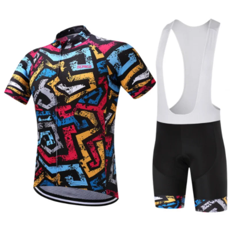 

2018 MTB Bike Jerseys Set Ciclismo Ropa Maillot Hombre FUNNY Kamiko Pro 100% Polyester Bicycle Clothing Cycling Jersey Set
