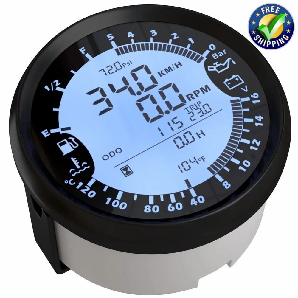 Buy Auto Multifunction Gauge Modification 85mm GPS