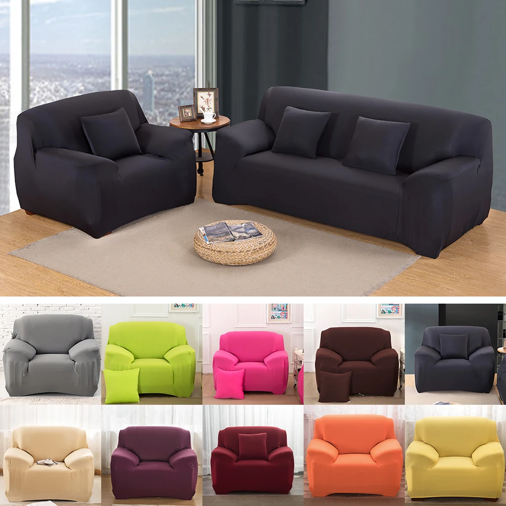 

Elastic Sofa Cover for Living Room Universal Case for Sofa Home Sectional Couch Covers Spandex Stretch Sofa Cover 1/2/3/4 Seater