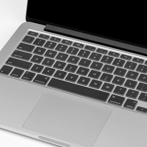 Гибкая очень тонкая прозрачная клавиатура из ТПУ Обложка кожи для MacBook Air Pro 11/13 дюймов