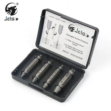 JelBo Damaged Screw Extractor Drill Bits Set Easy Out Broken Bolt Remover Screw Extractor Kit, 4Pcs/Set HSS Speed Out Drill Bits JelBo Damaged Screw Extractor Drill Bits Set Easy Out Broken Bolt Remover Screw Extractor Kit, 4Pcs/Set HSS Speed Out Drill Bits