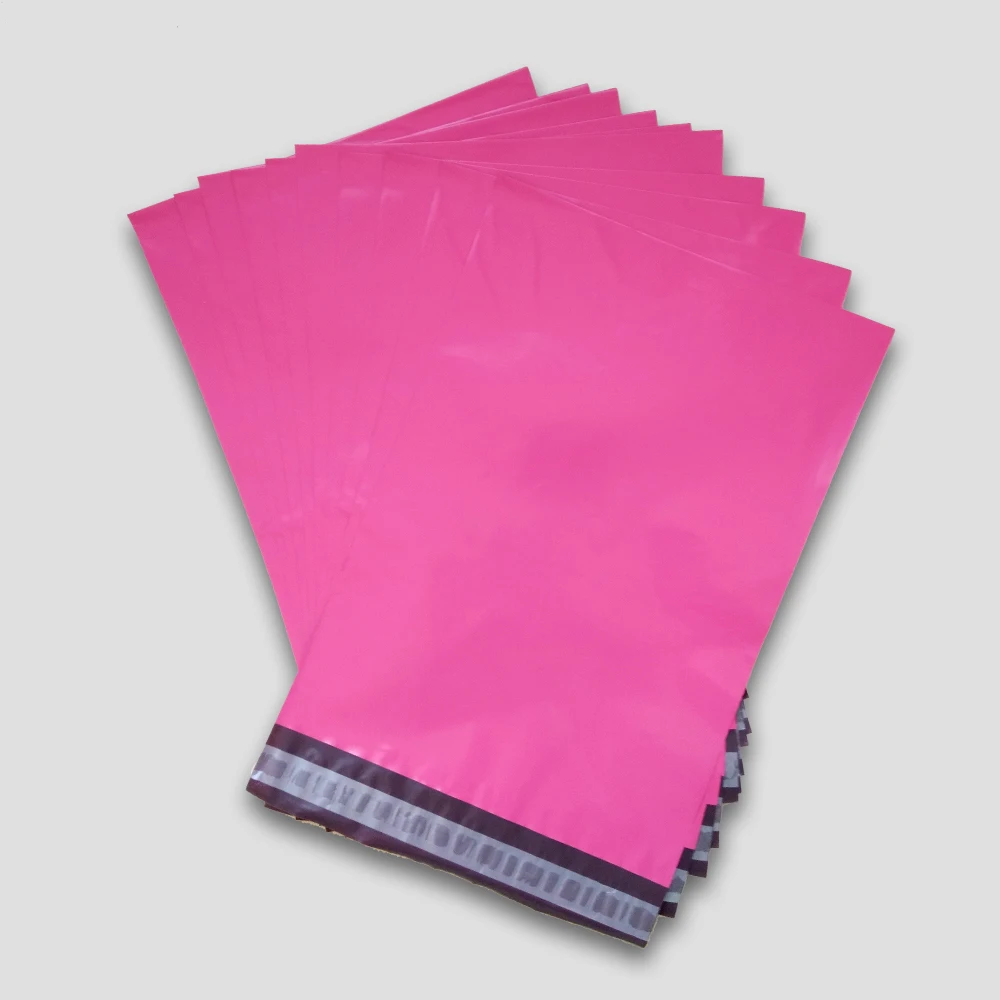 HARD-IRON-Factory-Supply-Poly-mailer-Pink-color-poly-mailing-envelope-pouches-poly-post-bags-pink (1)