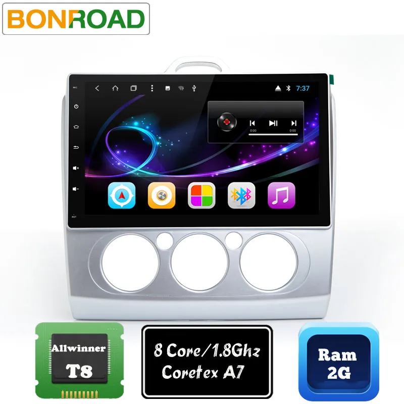 Flash Deal Bonroa 10.1" 2Din Android 8.1 Car Radio multimedia player for Focus 2005-2011 Audio Player Car GPS Navigation Stereo Player 1