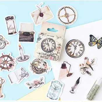 

46 pcs/Pack vintage gothic mini paper sticker decoration stickers DIY craft diary scrapbooking planner cute label sticker