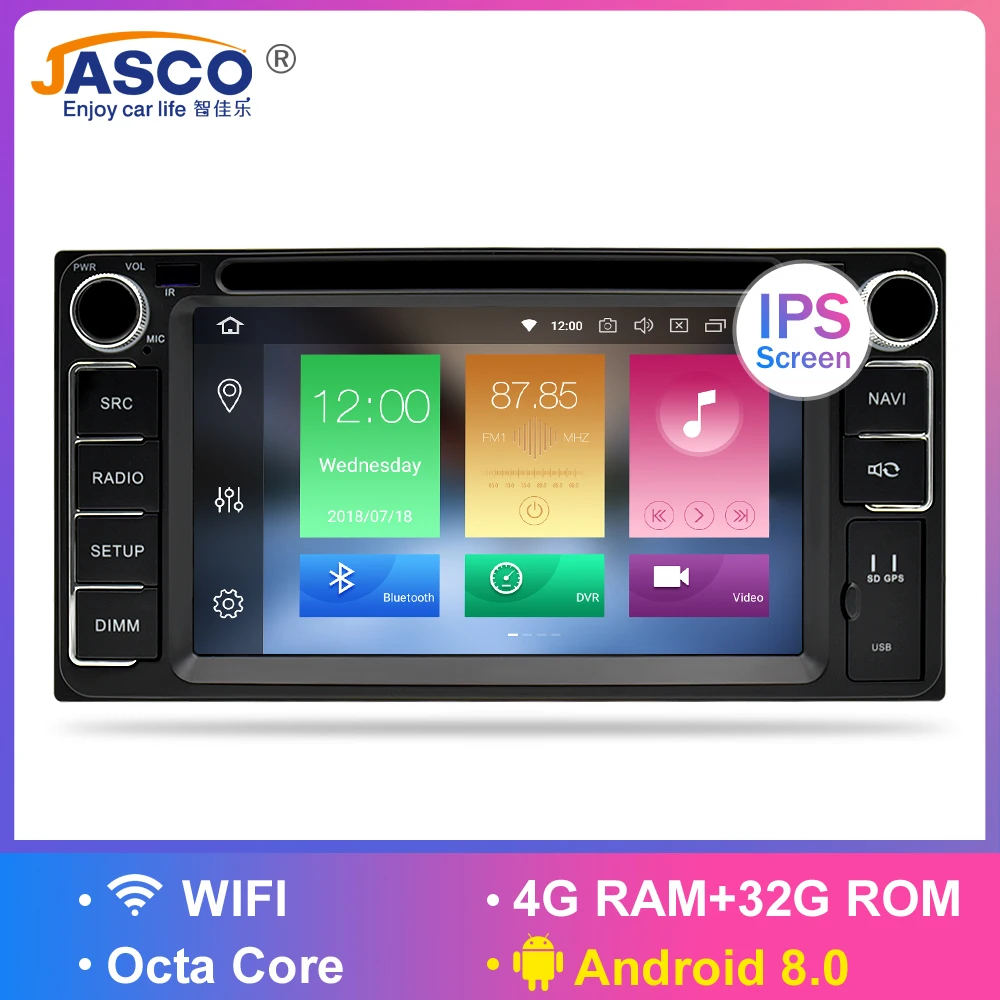 

Android 8.0 RAM 4G ROM 32G Car DVD Gps Navigation Radio Video Player Stereo Universal 2 Din Radio Car Multimedia Player Gps