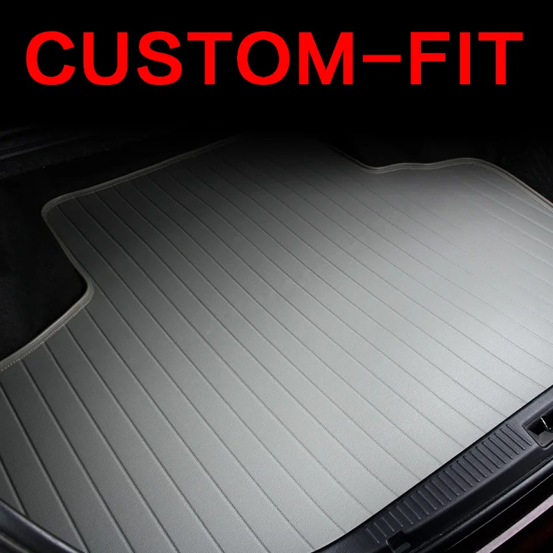

Custom fit car trunk mat for Hyundai ix25 ix35 SantaFe Sonata Solaris Tucson verna Veloster 3D car styling carpet cargo liner