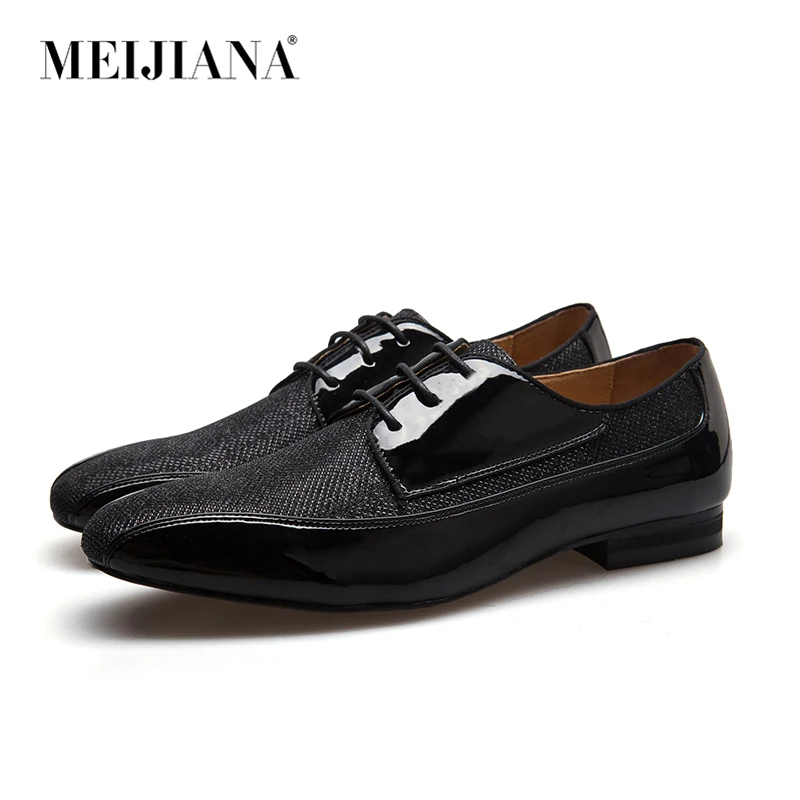 Genuíno azul Para Couro De Oxford Meijiana Preto Homens E Lantejoulas Mão vermelho Formal Feitos Sapatos Dos À UOfZwO