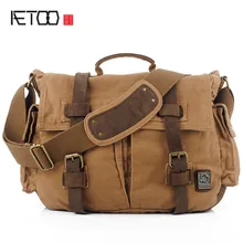 AETOO Европа и США косая поперечная посылка Холщовая Сумка брендовая Холщовая Сумка сумка-мессенджер