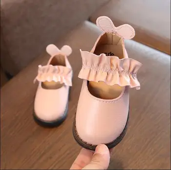 

Single shoes 2018 autumn female baby cute cherry small shoes princess shoes tendon soft bottom non-slip toddler shoes