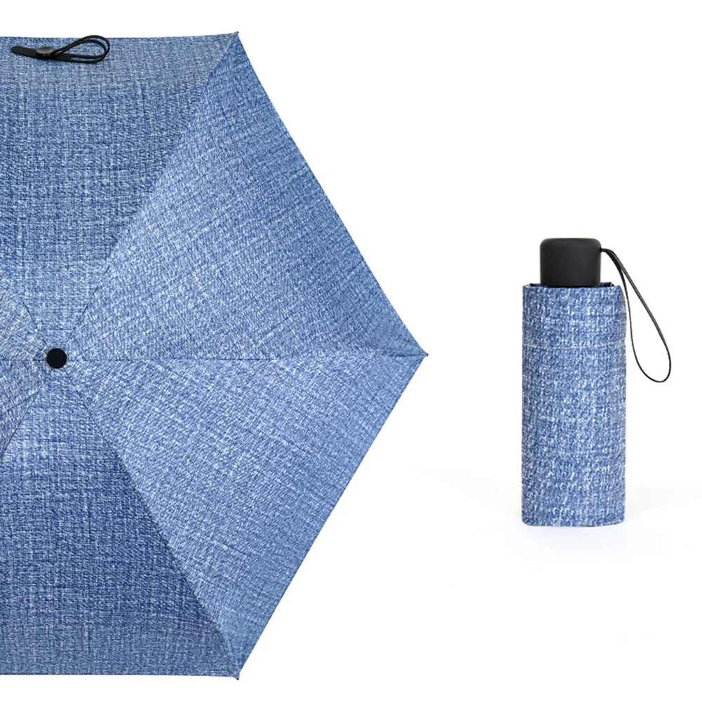 Мини карманный зонтик, УФ маленькие зонты, портативный 5 складной зонтик длиной 18 см, зонт 10 к, солнечный зонтик