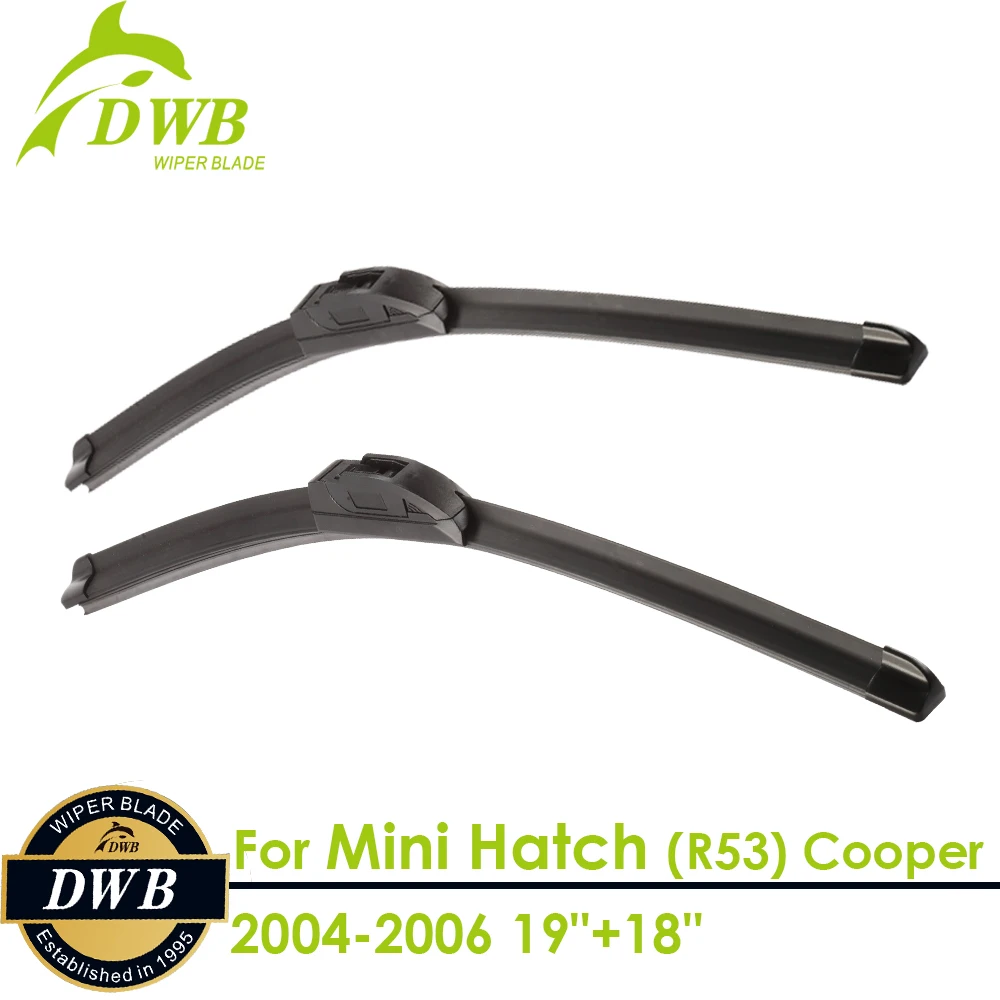 Wiper Blades for Mini Hatch (R53) Cooper 2004 2006 19"+18", 2pcs free