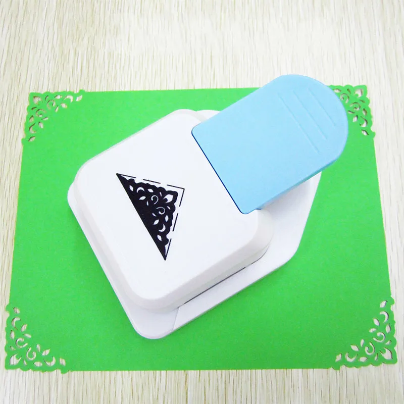 

Large Hollow Out Right Angle Embossing Corner Hole Diy Machine Scrapbook Furador Eva Paper Border Punch Perforatrice Bordure