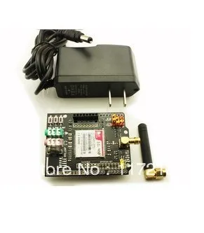 Arduino GSM SIM900 GPRS Shield EFCom w/4 Frequency Antenna 9V Power Adapter