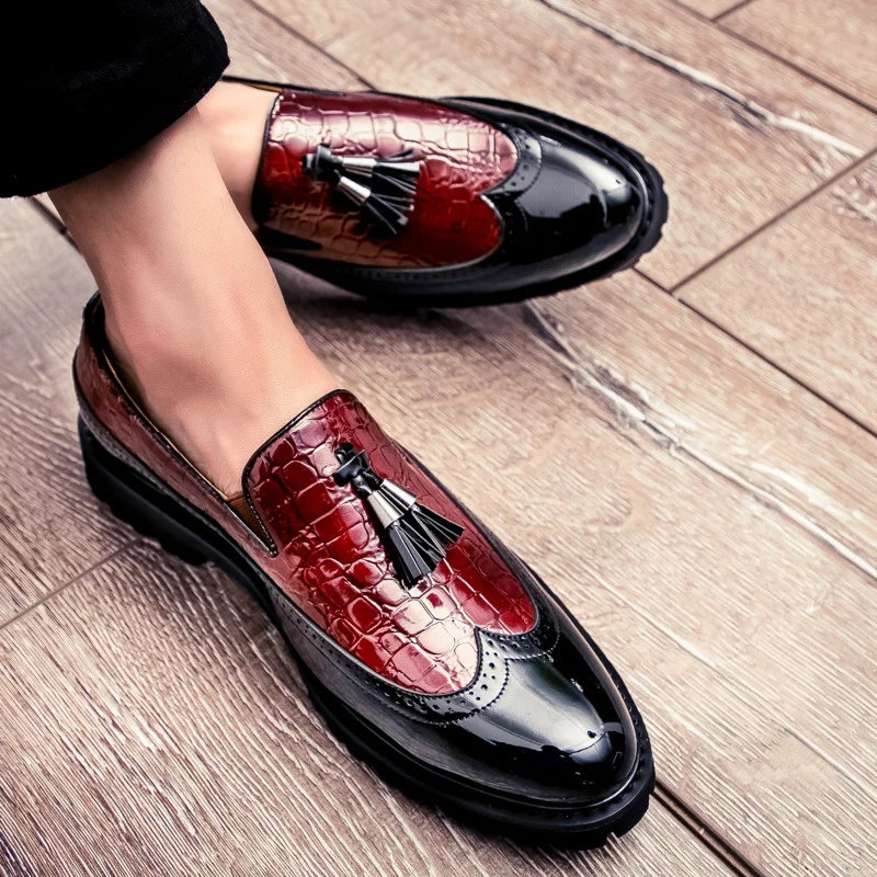 2019 Men Casual Shoes Breathable Leather Loafers Office For Driving Moccasins Comfortable Slip On Fashion Ma 23 huismerk kopen in de aanbieding 2019 Men Casual Shoes Breathable Leather Loafers Office For Driving Moccasins Comfortable Slip On Fashion Ma 23 huismerk kopen in de aanbieding