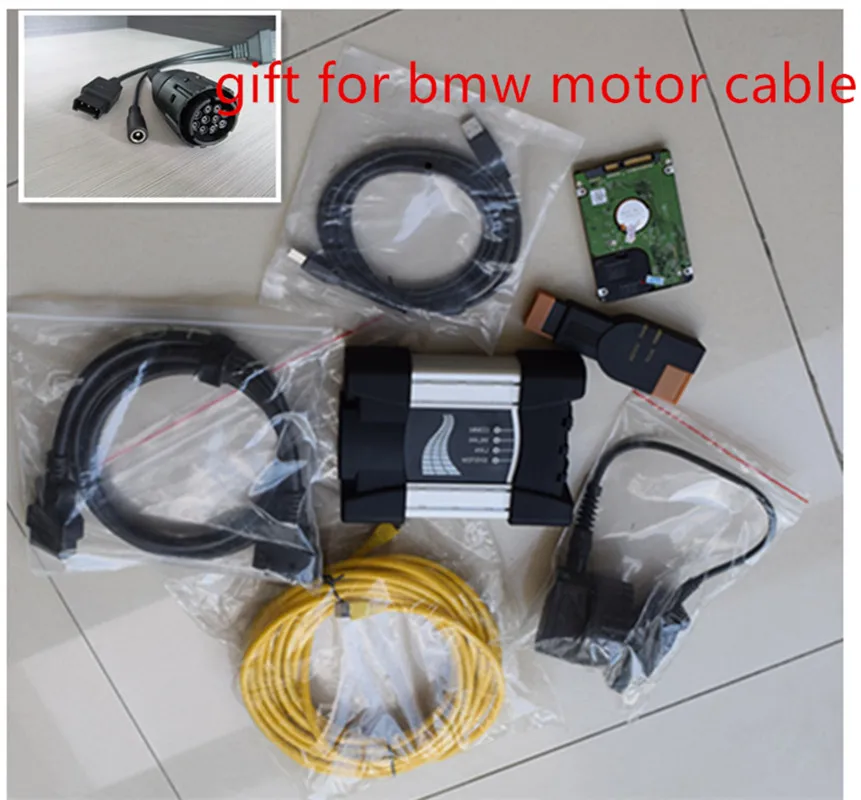 Для BMW Диагностика icom next isis программное обеспечение 2020 06 экспертный режим ssd 720 ГБ