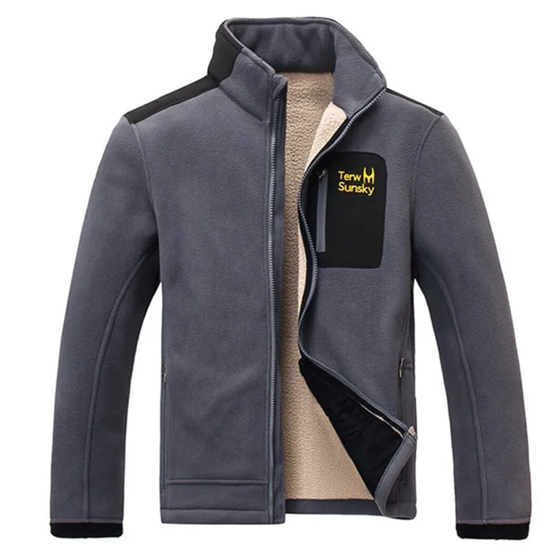 

Free Shipping--2015 Terwsunsky News HQ Men's Autumn/Winter Thickening Velvet Thermal Sports Outerwear Jackets TR028