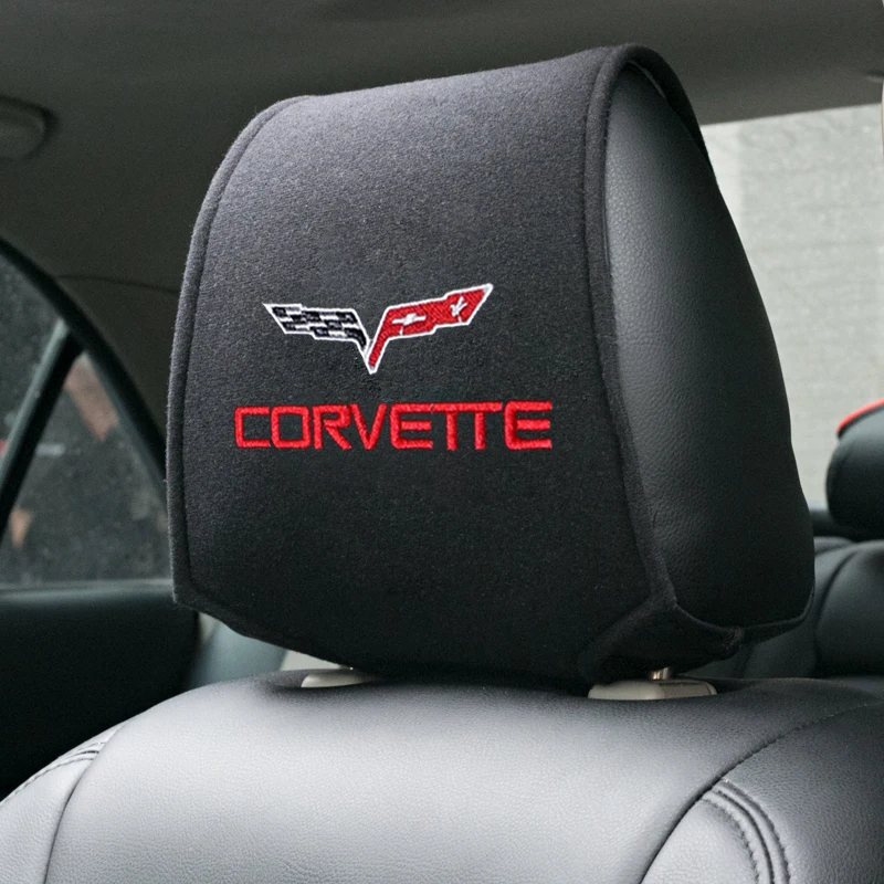 

Hot car headrest cover fit for Chevrolet Corvette Colorado Cruze Spark Captiva Malibu Trax Car Seat Cover