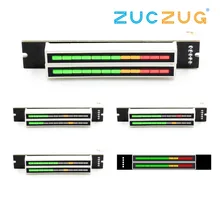 Мини двойной 12 уровень индикатор VU метр стерео усилитель доска регулируемый светильник скорость доска с режим АРУ Diy наборы