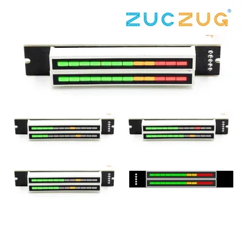 

Mini Dual 12 Level indicator VU Meter Stereo Amplifier Board Adjustable light Speed Board With AGC Mode Diy KITS