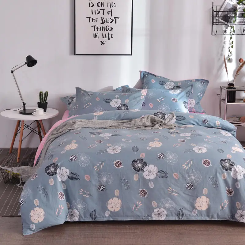 

Universal 1Pc Quilt Cover 100% Cotton Comforter Cover Printed Bed Duvet Cover 150*200/180*220/200*230/220*240cm edredon