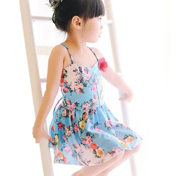 

2018 new Girls Cartoon One-Pieces Swimsuit Children pink Soft gauze Fluffy skirt Swimsuit Kids Ruffled Swimming Suit For Beach