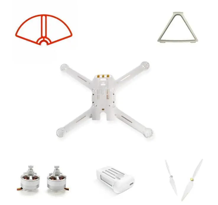Xiaomi mi Dron 4k versión piezas de repuesto Baldes marco Set aterrizaje Motor cuerpo Shell batería hélice protector receptor WIFI