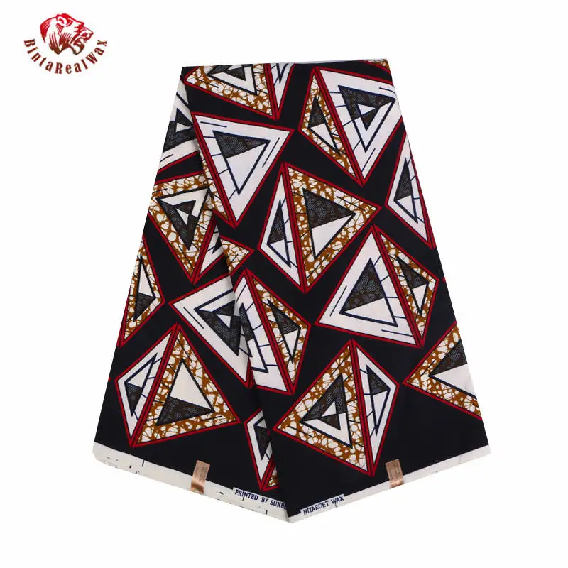 Новое поступление Анкара полиэстер воск высокого качества 6 ярдов африканская ткань для вечерние платья FP6064