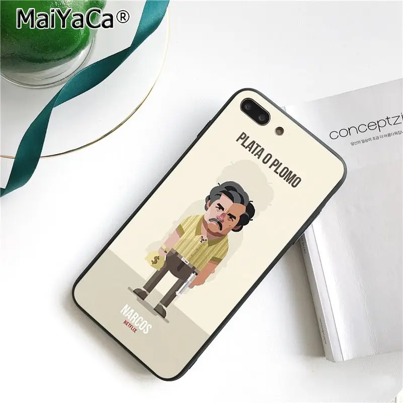 MaiYaCa Narcos ТВ серии Пабло Эскобар чехол для телефона с рисунком для iphone 11 Pro 11Pro MAX 8 7 6 6S Plus X XS MAX 5 5S SE XR - Цвет: A8