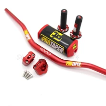 28 мм мотоциклетные руль жир бар+ ручки ПроТейпер Бар Pad для Dirt Bike SUZUKI DRZ400 RMZ450 RMZ250