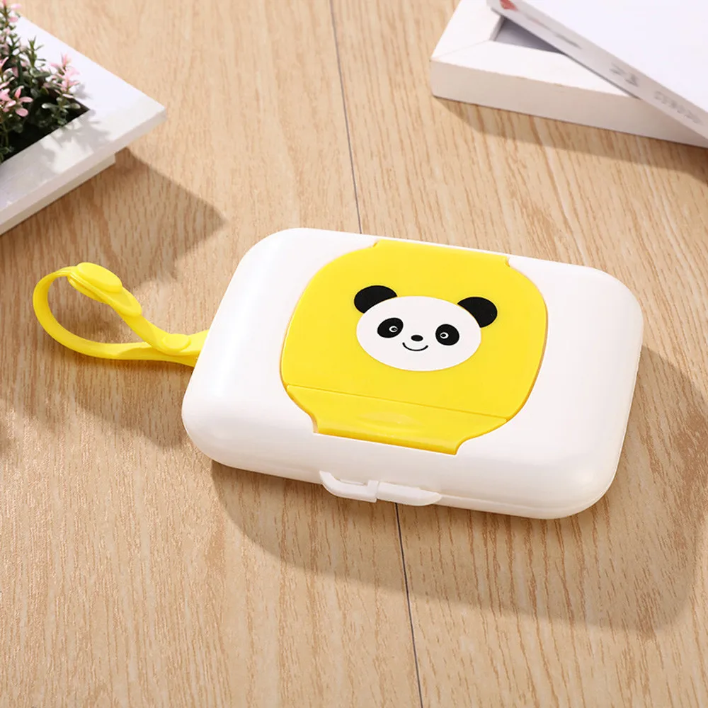 Baby Travel Wipe Case Child Wet Wipes Box Changing Dispenser Storage Holder xj