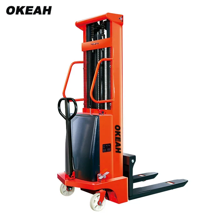 

Lifting Height 3m Semi-Electric Stacker Carrying Capacity 1000kg Manufacturer Supply With CE Certification