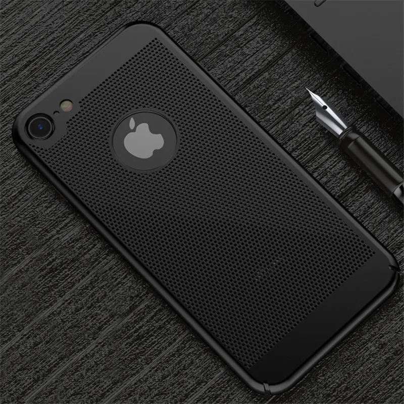 

Luxury Hard PC Cover for iPhone 5 5S 6 6S 7 Plus Case Scrub Matte Mobile Phone Back Cases for iP6 iP7 Disspate Heat Capa Fundas